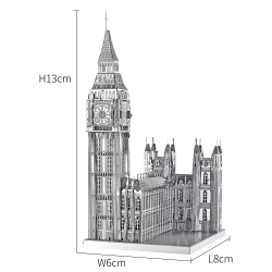 Metalowe Model 3D - Big Ben